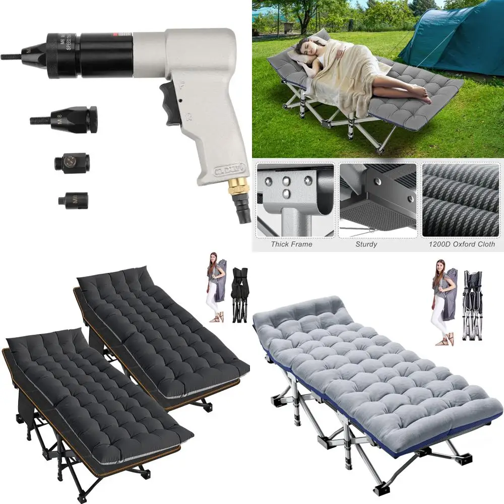 Utensile per rivettare pneumatico automatico per dadi, dimensioni M6 e M8