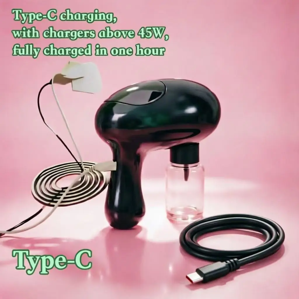 Rechargeable fog smoke bubble machine Type-C port for Party Wedding Birthday Photograph Christmas Halloween children kids toy