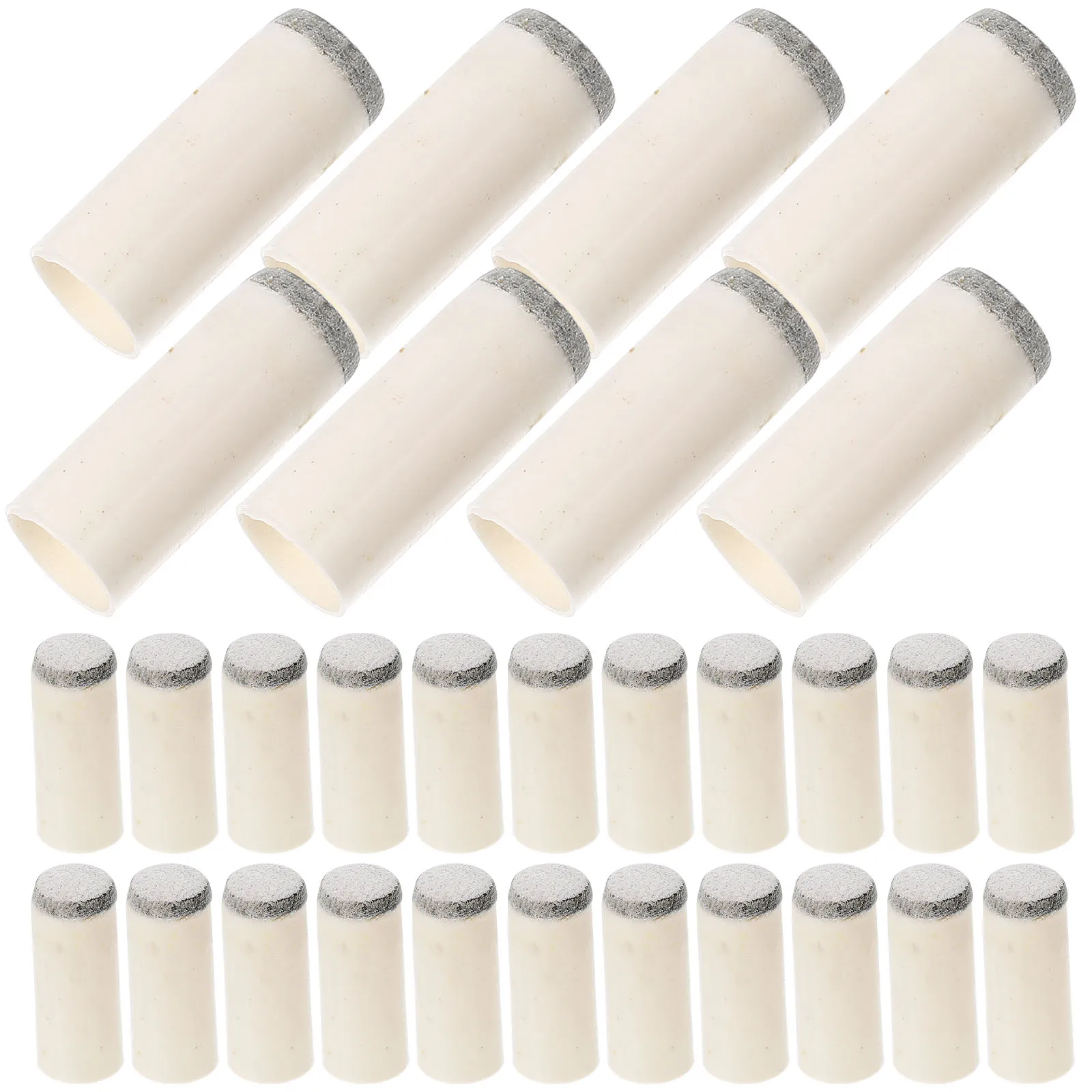 

100 Pcs Tips 9MM Pool Stick Replacement Billiard Replacement Cue Tip Portable Cue Tips Parts Durable For Players