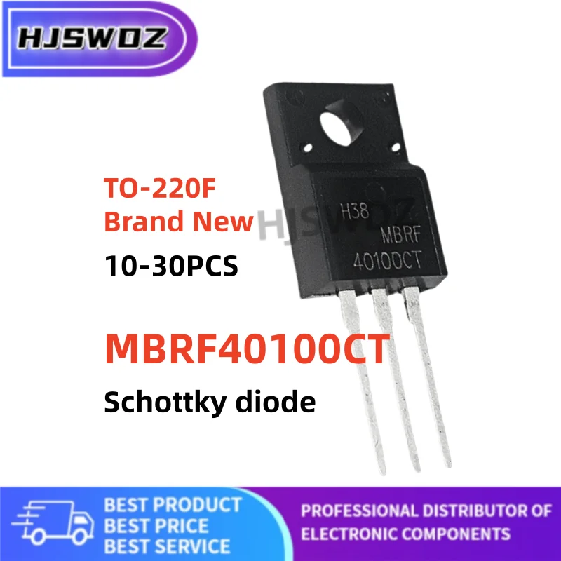 10/20/30PCS MBRF40100CT MBRF 40100CT TO-220F Schottky diode Brand New In Stock