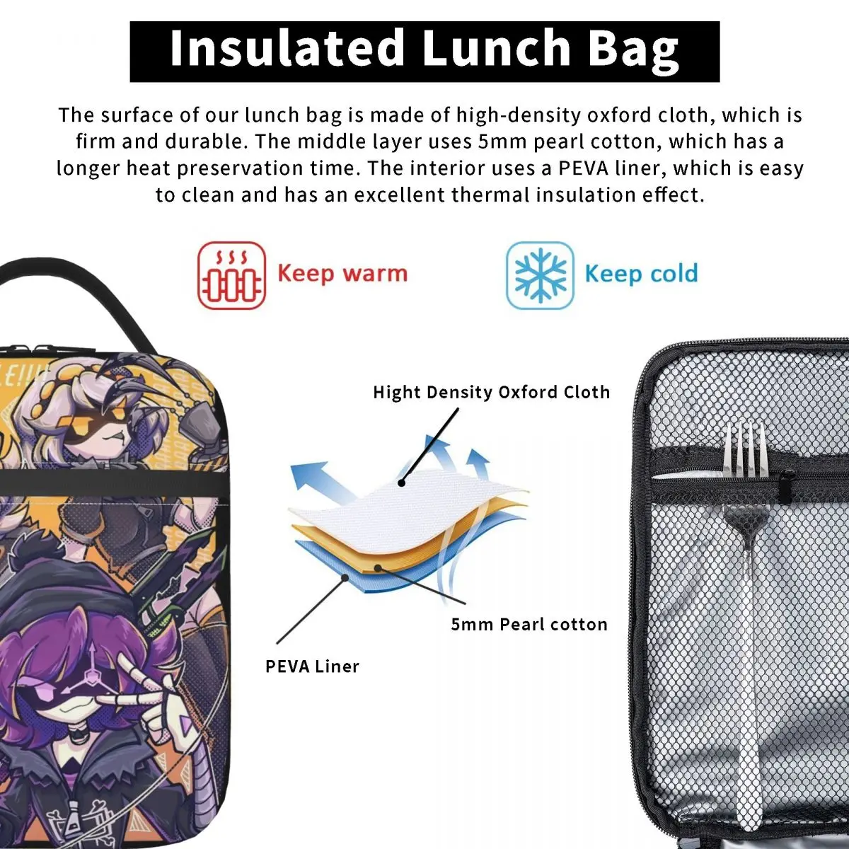 معزول صناديق الغداء القتل الطائرات بدون طيار UZI الكرتون أنيمي الطائرة بدون طيار القاتل عبوة طعام جديد وصول الحرارية برودة بينتو صندوق للمكتب