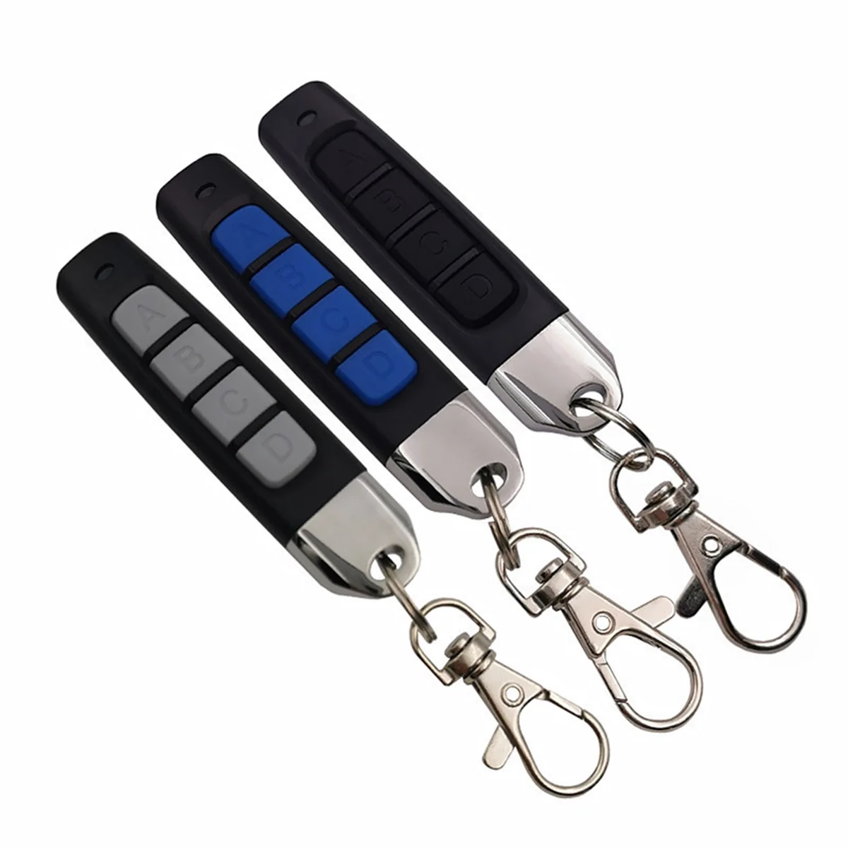 A57G-3pcs 4-In-1 Remote Control Duplicator,433MHz Copy Remote Controller,Wireless Cloning Key Fob Duplicator,Remote Control