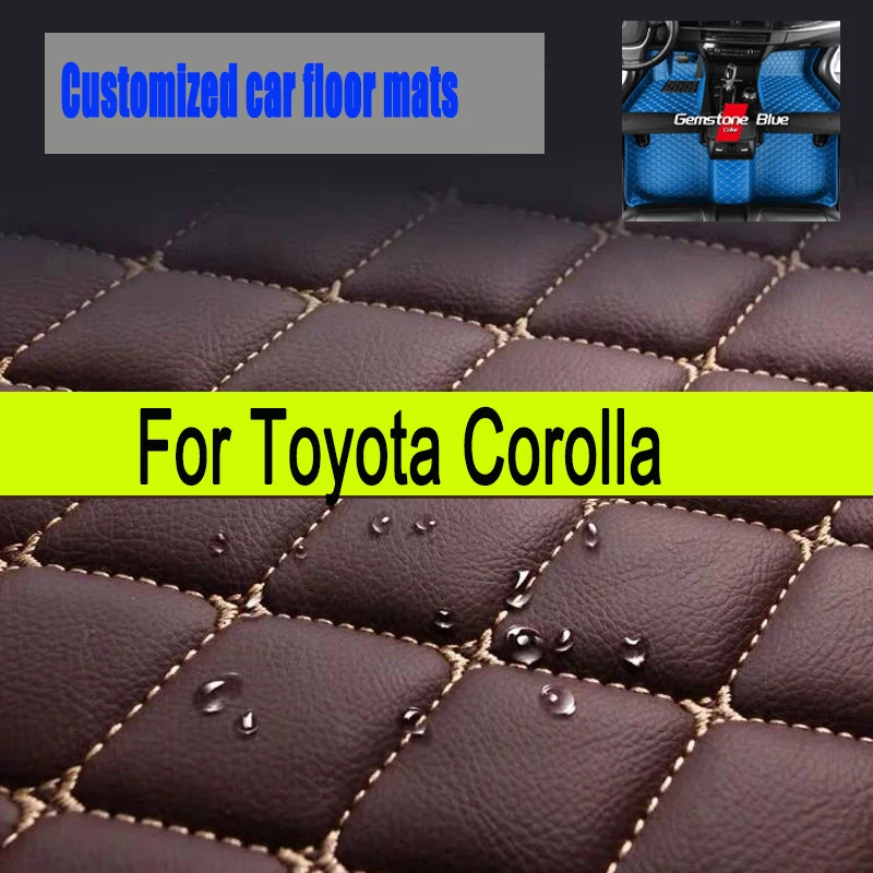 

Автомобильные коврики для Toyota Corolla 10-го поколения E140 E150 2006 2007 2008 2009 10 11 12 13 аксессуары для интерьера на заказ