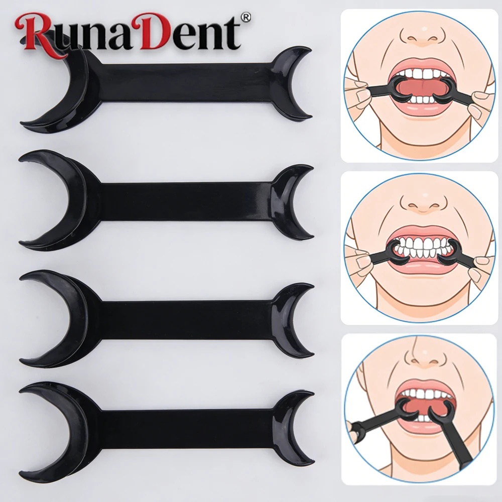 

8PCS Dental Lip and Cheek Retractor Mouth Opener Orthodontic Intraoral Clear Extended Handle Tool