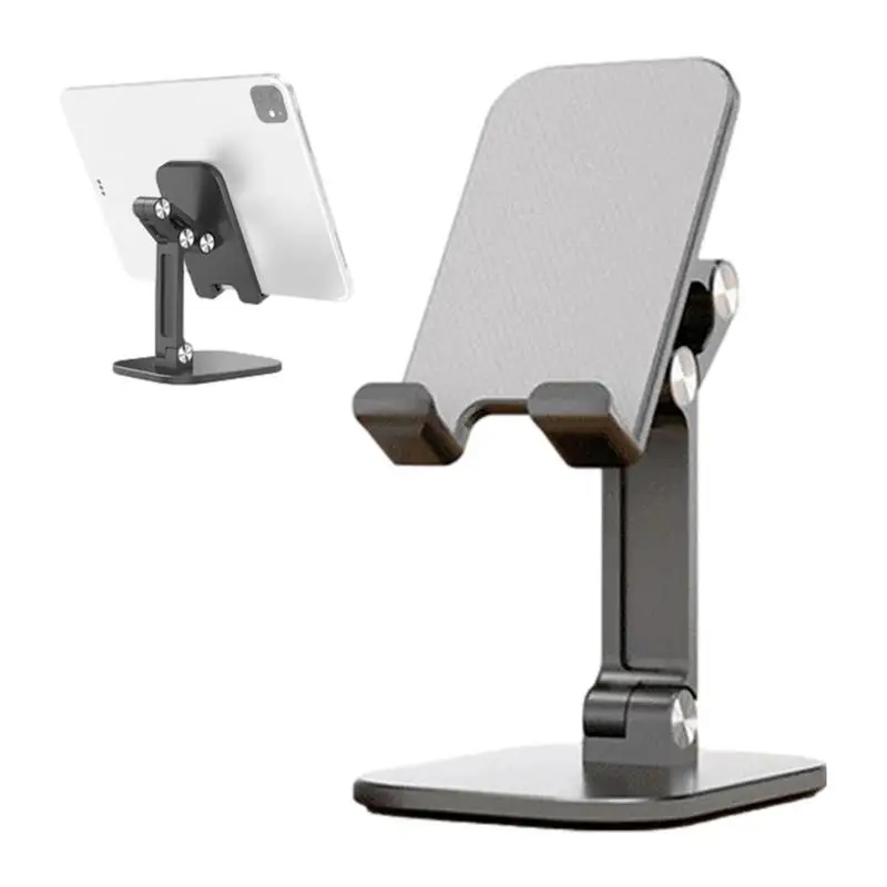 Desktop Phone Holder Stand Angle Height Adjustable Tablet Cradle Phone Dock Universal Travel Cell Phone Holder For Recoding