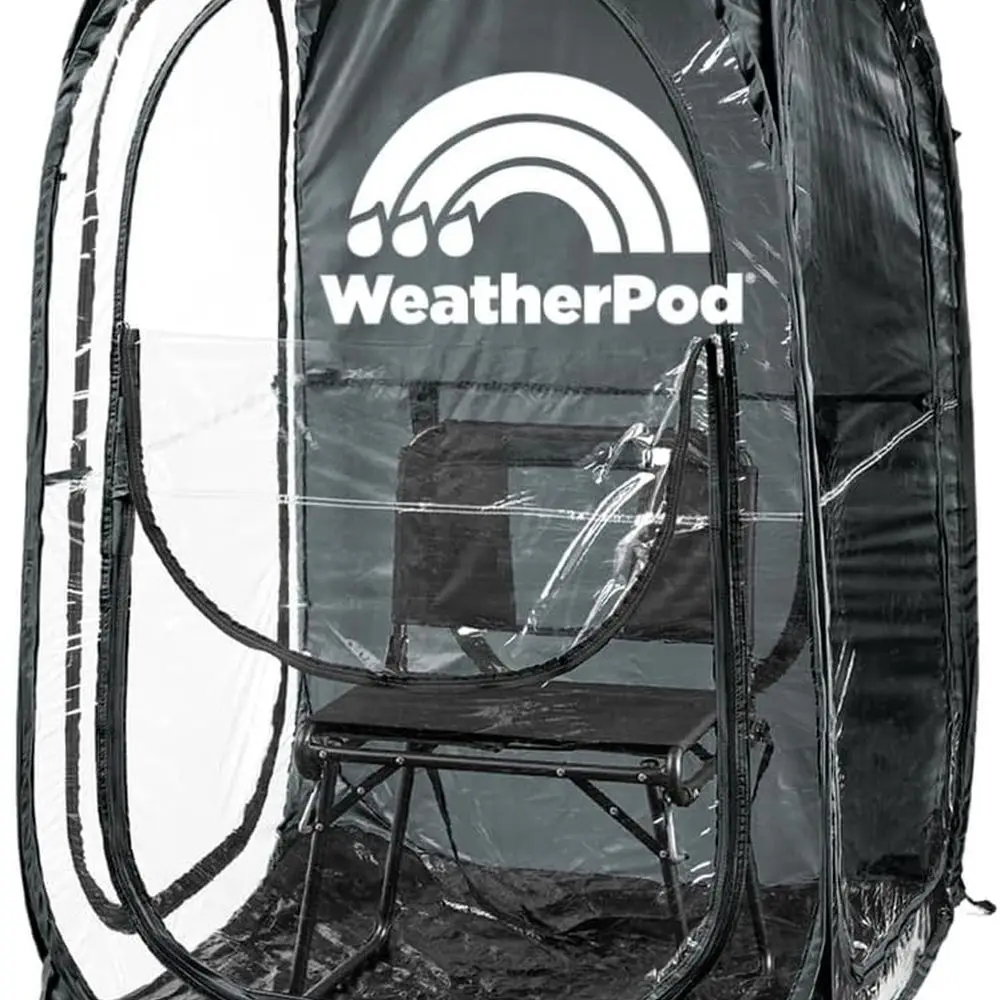 

Компактная погодная подставка для 1-2 человек ™ Всплывающее укрытие — идеально подходит для занятий спортом на открытом воздухе, защита от дождя и солнца