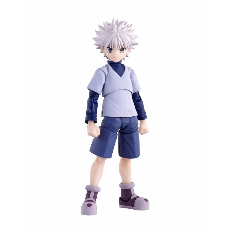 Figura de Acción Original de PVC de BANDAI SHF HUNTER×HUNTER, Killua Zoldyck, Figura de Anime, Modelo de Juguete Coleccionable, Regalo