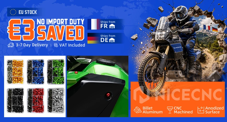 Motorrad-Karosserieverkleidungsschrauben-Set für Honda CBR600RR CBR900RR CBR1000RR CBR600 F F2 F3 F4 F4i CBR1000F CBR929RR CBR954RR – Detail 1