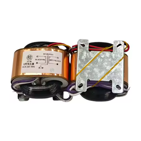 1Pc 30VA 30W Input 220V Output 100V R Type Transformer Power Isolation Transformer Special for CD Player