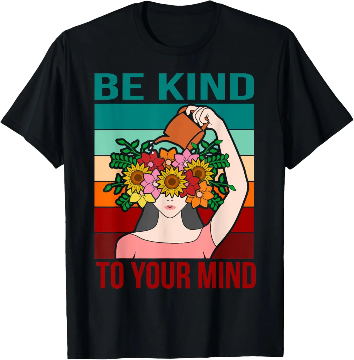 

Футболка с рисунком Be Kind To Your Mind Happy Mental Health Awareness