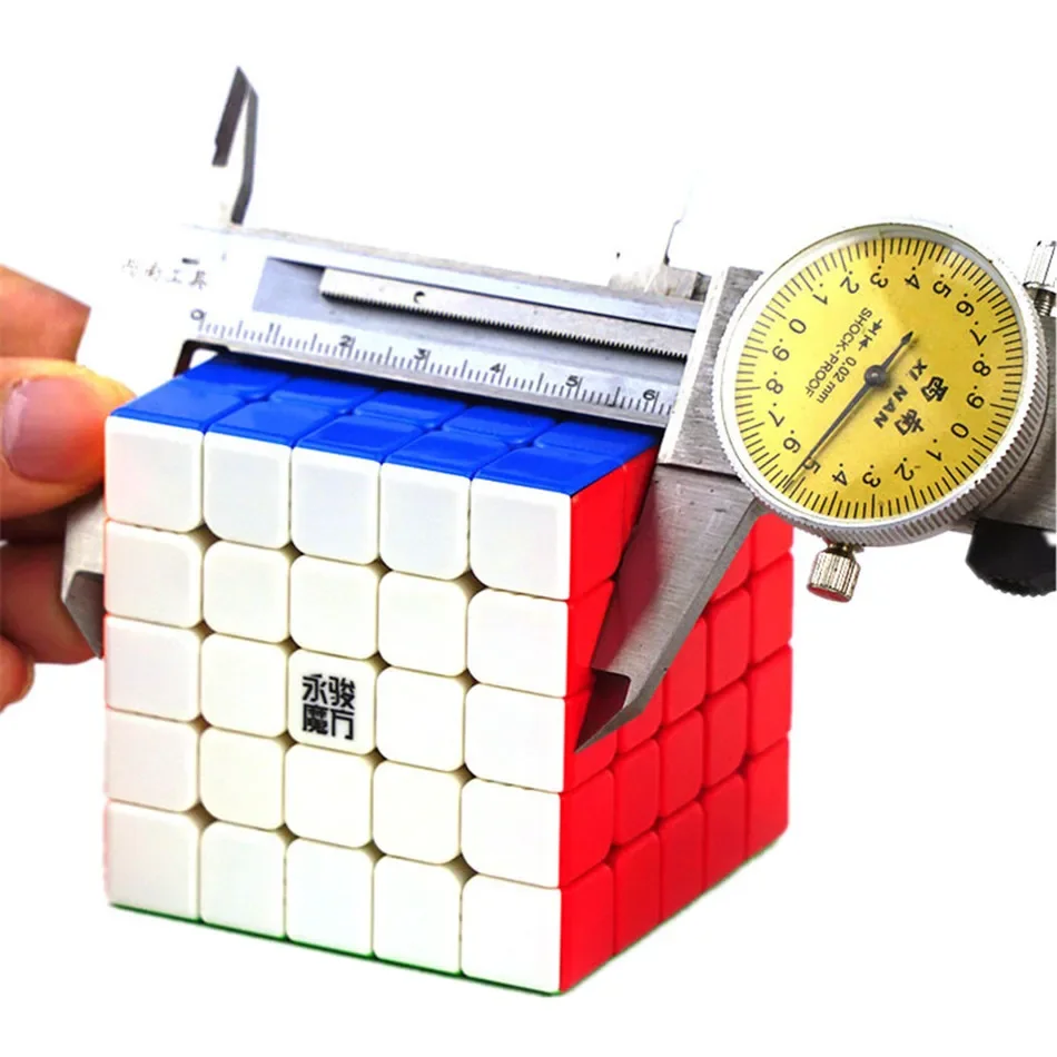 YJ Yuchuang V2M 5x5 Magnetic Magic Cube Puzzle  Professional Magnets Speed Cube Educational Toys Stress-relieving gift