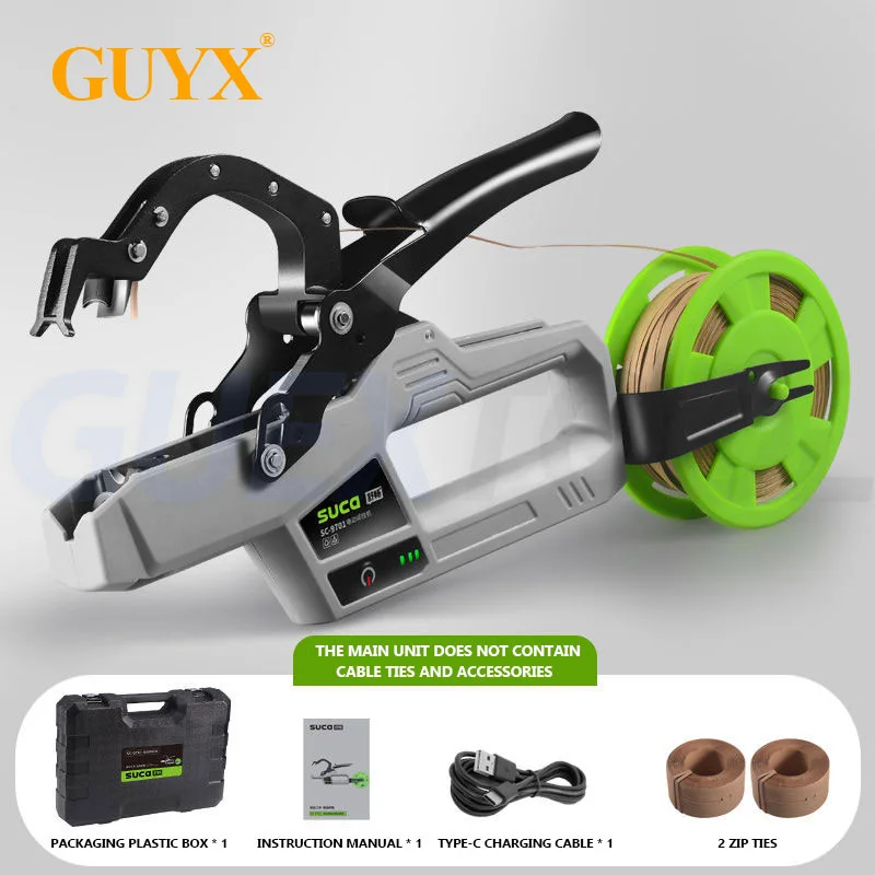 

Electric Branch Binding Machine Multi-Functional Agricultural Tying Machine Vine Seedling Tool Cucumber Vine Tie Gun