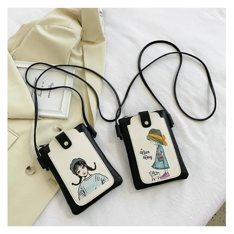 

Small Bag for Women 2024 New Style Shoulder Crossbody Bag Trendy Student Coin Purse Small Fresh Mobile Phone Bag