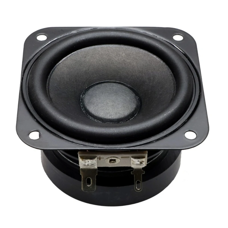 

15W 2.75inch Subwoofer 70x70mm Bass Speaker Portable Squre Horn 4Ohms Black