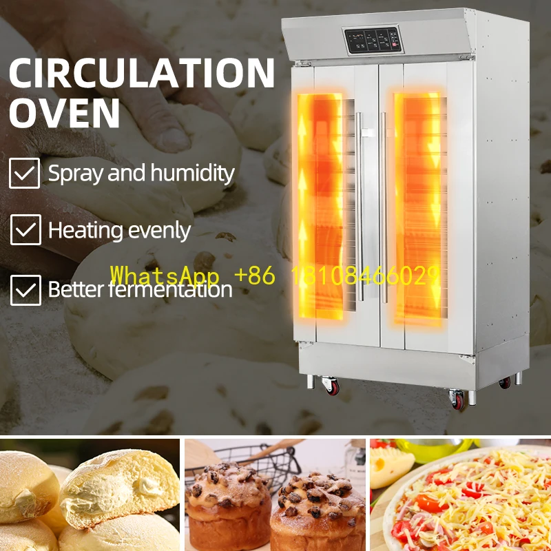 

Bread Processing Proofer Oven Big Kitchen Equipment Commercial Fermenting Box Make Dough Bun Fermentation