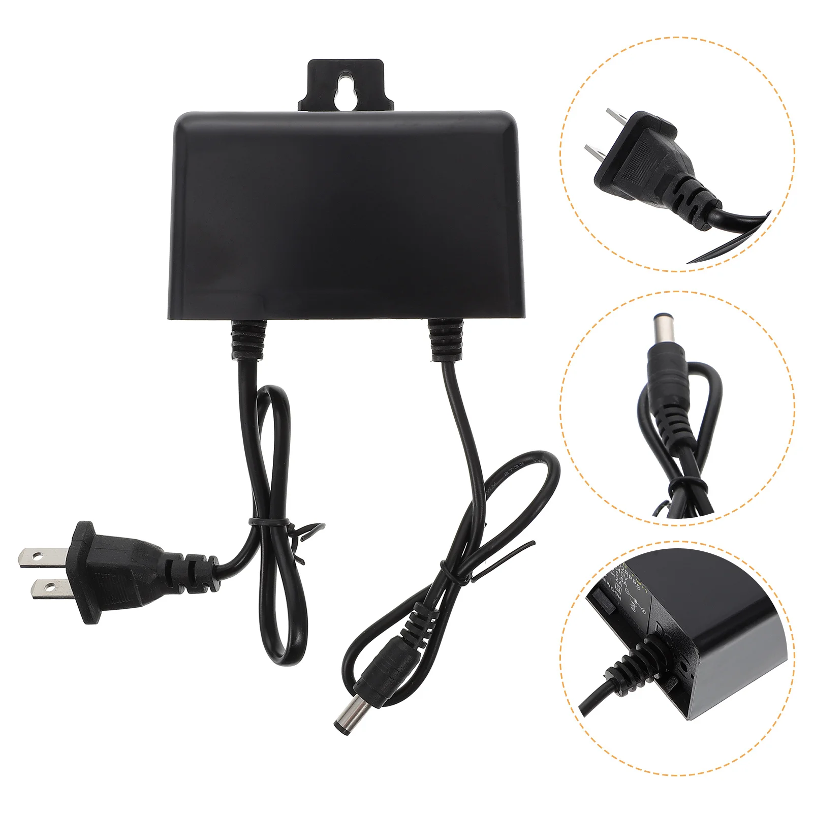 

Rain Proof Dc Power Adapter Waterproof Power Supply for Outdoor LED Strip Lights Heavy Duty Protection Reliable