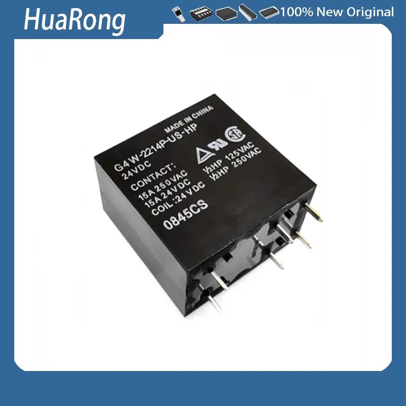 1Pcs/Lot  G4W-2214P-US-HP 24VDC 15A DC24V 6-PIN  3.41.7.024.2000   24V 10A  5-PIN HFE10-1 48-ZT-L2  48VDC  40A 48V 6-PIN