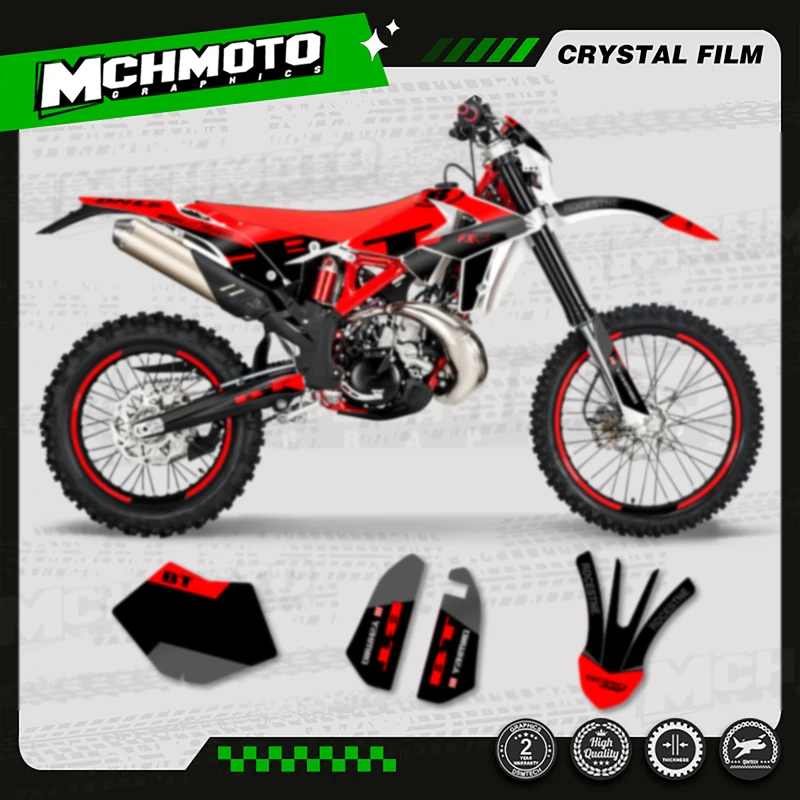 

MCHMFG Motorcycle Team Motorcycle Decal Stickers For Beta RR 2018-2019 2018 2019 250 300 350 -004