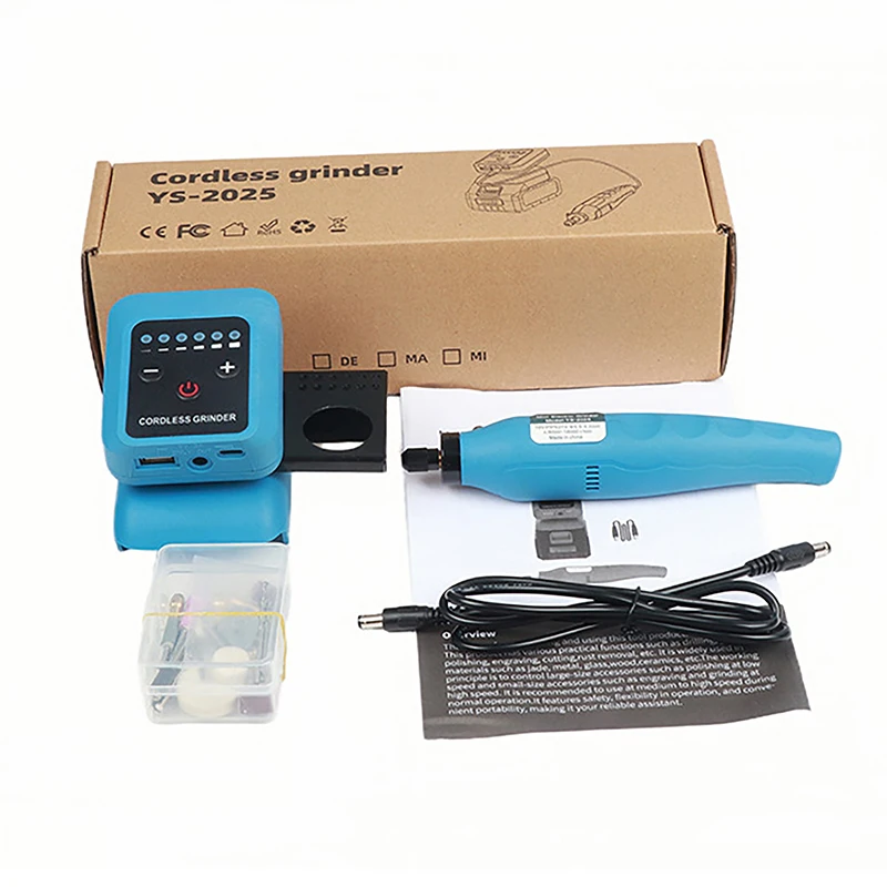 

Бытовая мини-электрическая шлифовальная машина на литиевой батарее 80 Вт, 18000 об/мин, 6 скоростей, подходит для аккумуляторов Makita 18-21 В (без аккумулятора)