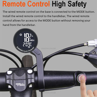 Wireless Bike Computer Waterproof Bicycle Odometer Multi Functional LCD Screen Cycling Speedometer Mountain Bike Speedo Meter