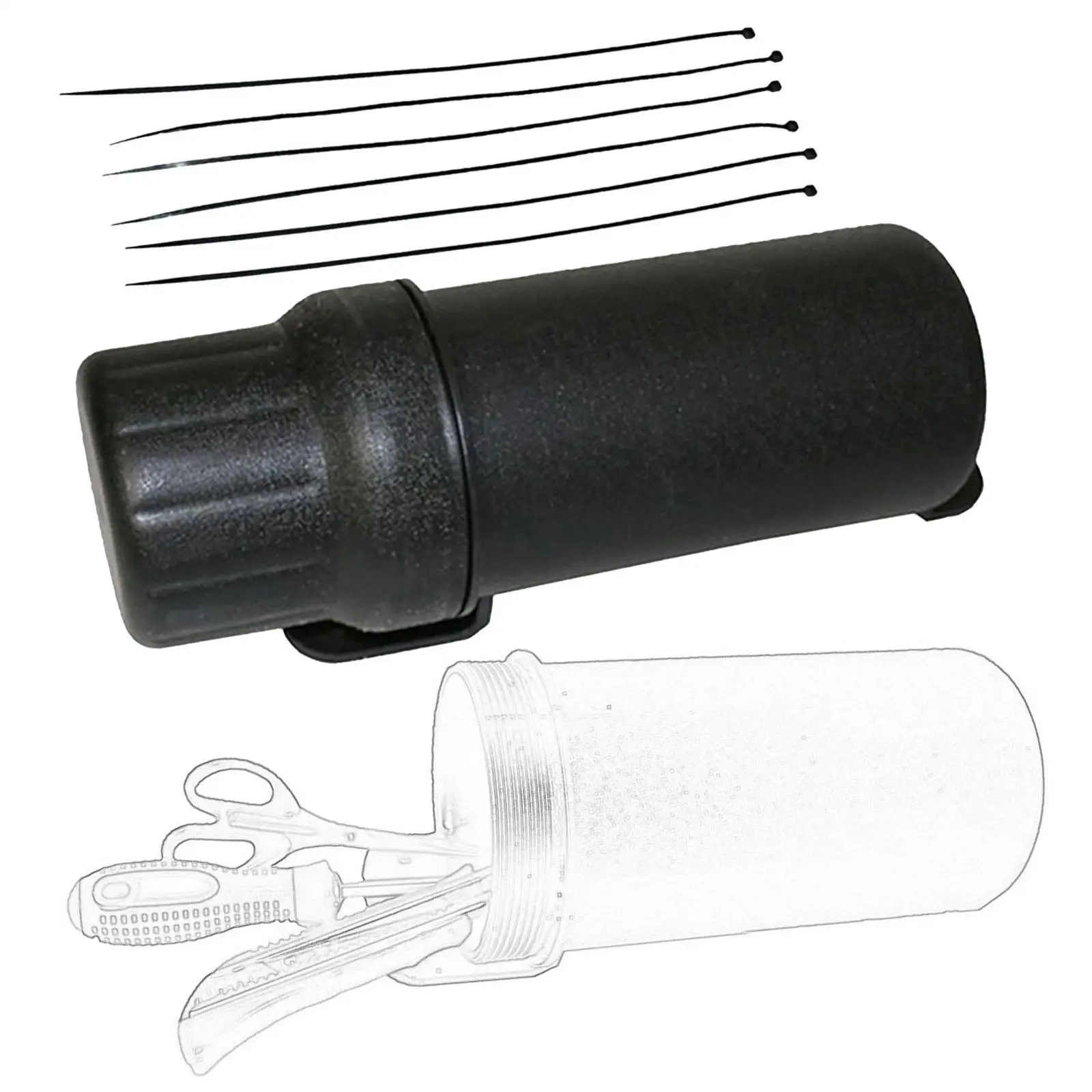 

Motorcycle Tool Tube Canister Repair Box Motor Riders Accessory Storage Tube
