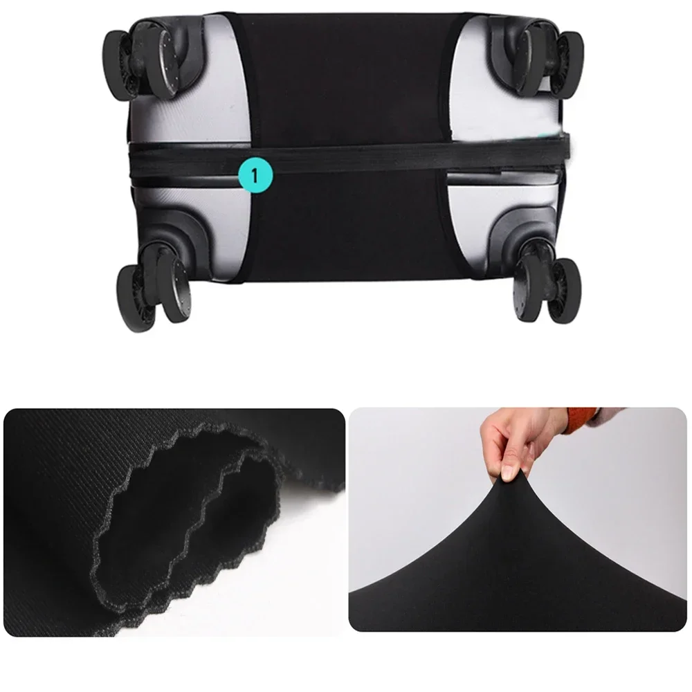 Luggage Protective Cover Thick Elastic Luggage Protective Covers Dust Cover Anti-Scratch Protective Suitcase Cover Letter Series