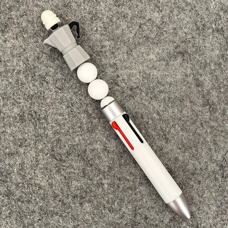 

Need Coffee Style Four-Color Ink DIY Ballpoint Pen Boy Girl Student School Hospital Men Women Nurse Ball Pen