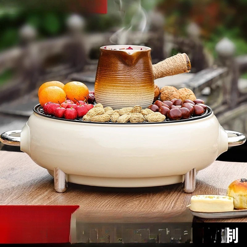 Fireplace tea oven set, household non-functional frying oven, outdoor party charcoal barbecue dual-purpose oven