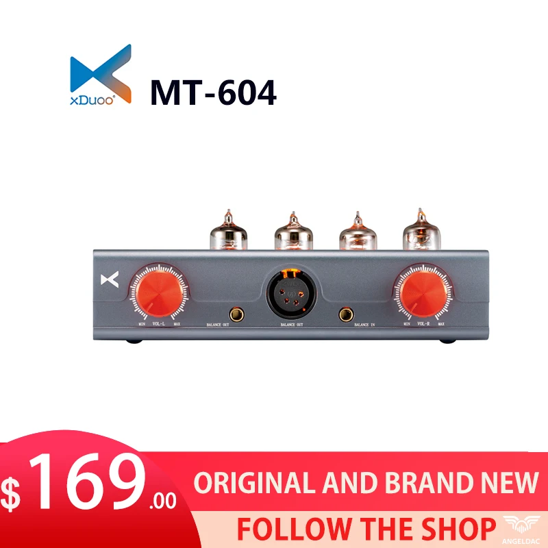 XDUOO MT-604 6J1*4 сбалансированная труба предamp-amp XLR Сделано в Китае/4,4 мм сбалансированный Вход/Выход класса А гибридный усилитель