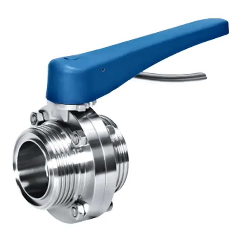 

Stainless Steel Manual Butterfly Sanitary Valves with Threaded Connection