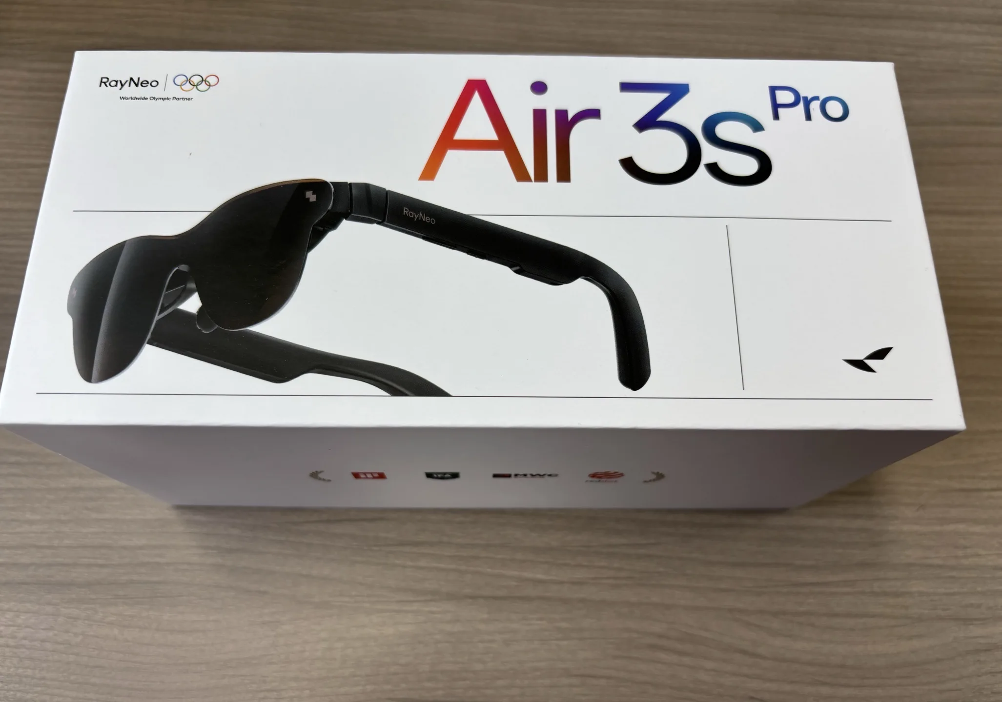 Óculos AR inteligentes RayNeo Air 3S Pro, equivalentes a 4 metros 135 polegadas, som surround 3D, 120 Hz