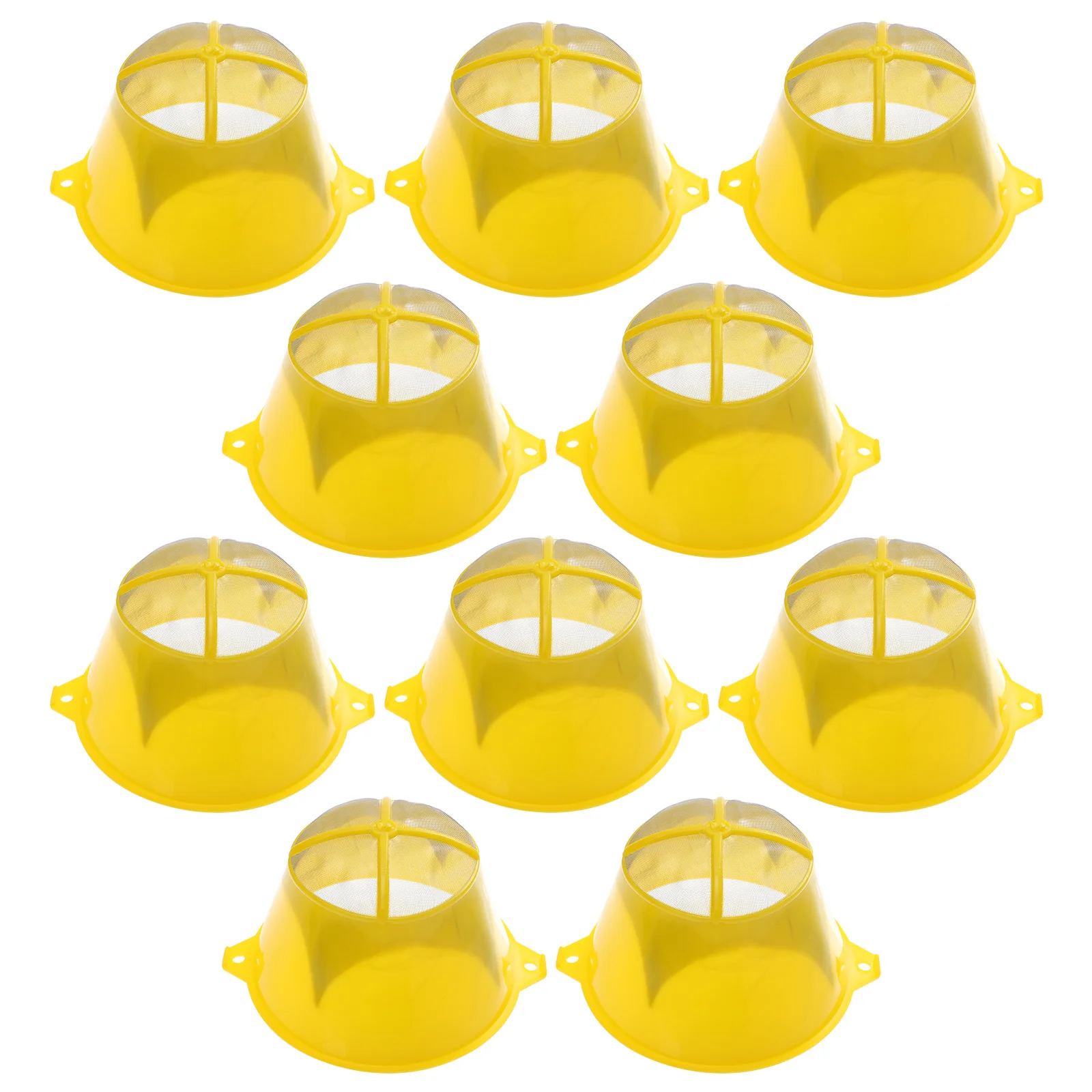 10 قطعة فلتر طلاء الزيت شبكة قمع سميكة سلك معدني شبكة مصافي الطلاء لأثاث السيارات الصناعية رذاذ الطلاء #4