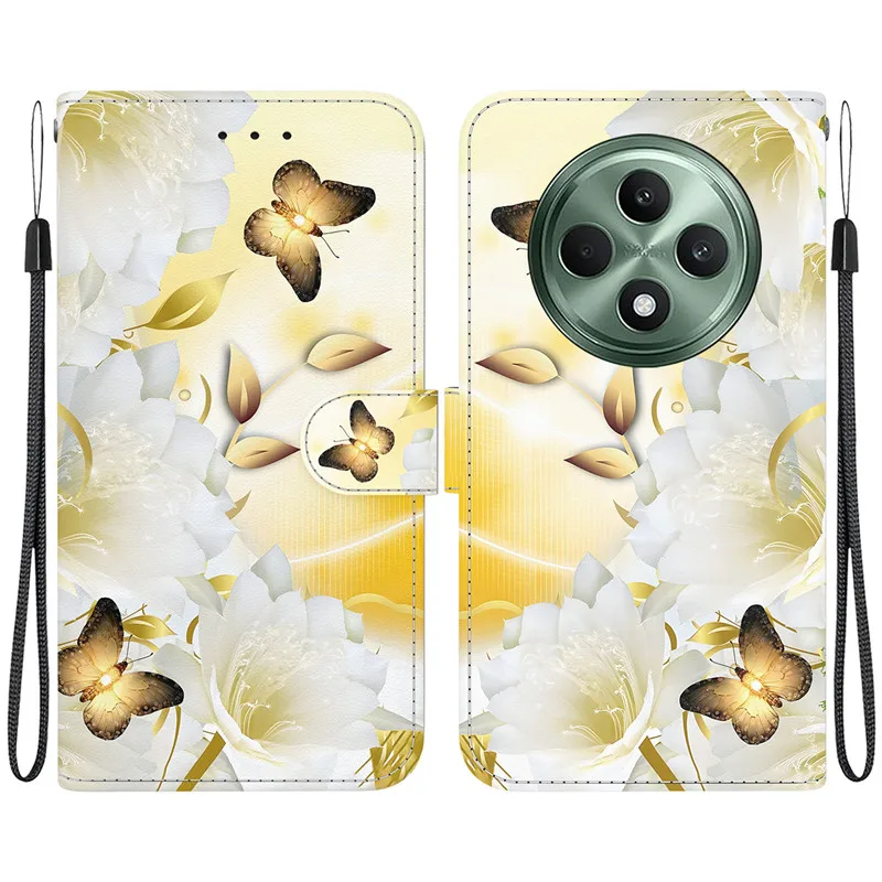 Wallet Card Stand Magnetic Flip Case For OPPO Reno12 F 5G FS Reno 12 Pro 12F Reno12F S Coque Etui Leather Phone Cover Funda Capa