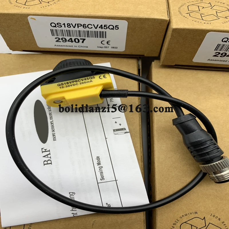 

New photoelectric switch QS18VP6CV45Q5 QS18VN6CV45Q5 QS18VP6AF40Q5 QS18VN6AF40Q5 In stock
