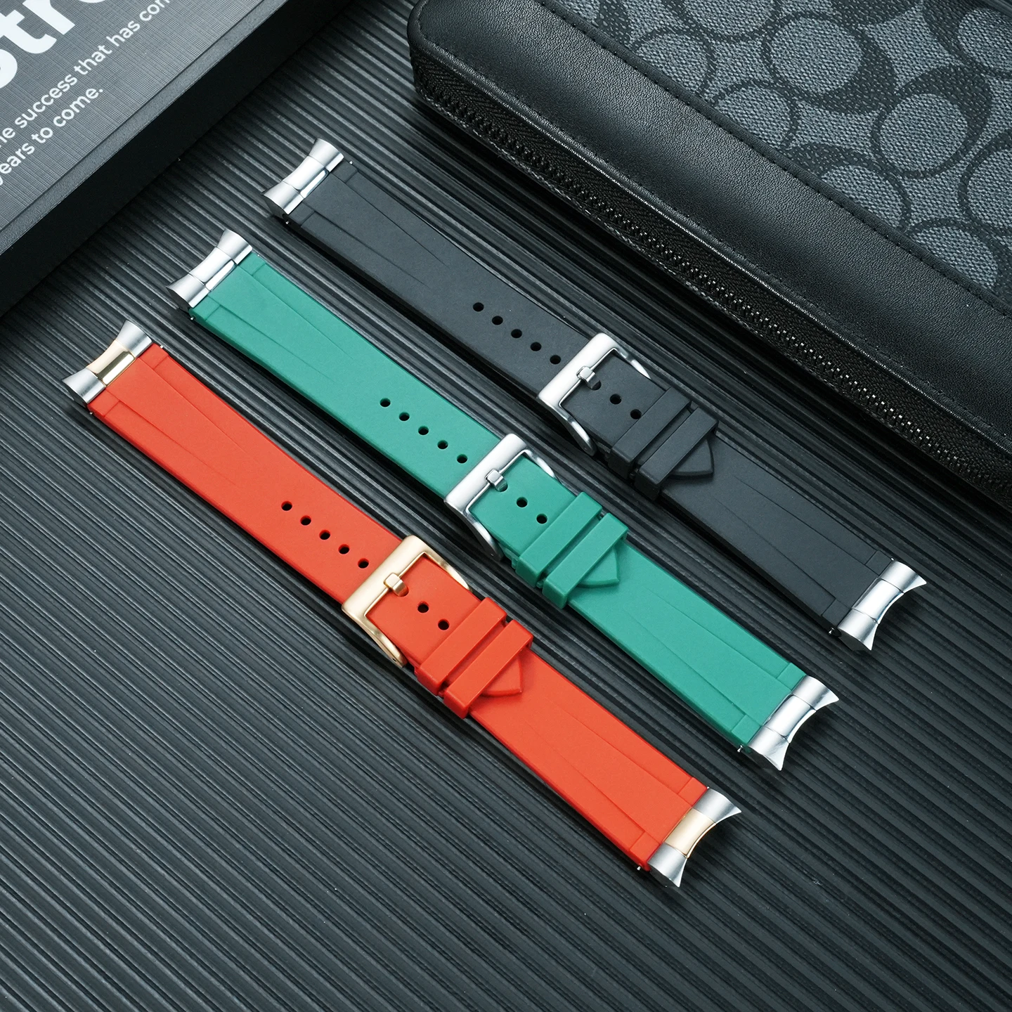 For Tudor Black Bay M79220 M7941A M79230B/R Silicone Watch Strap Modified Curved Rubber Watchband 20mm 21mm 22mm Wristband Men