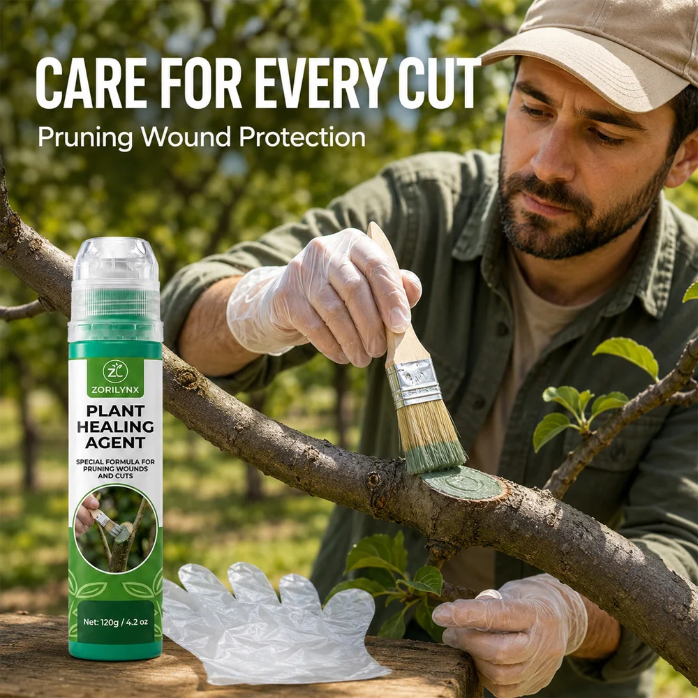 Tree Pruning Wound Sealer Plant Healing Agent Grafting Paste Cleaner for Fruit Trees Bonsai Care Equipment Accessories Tools Kit