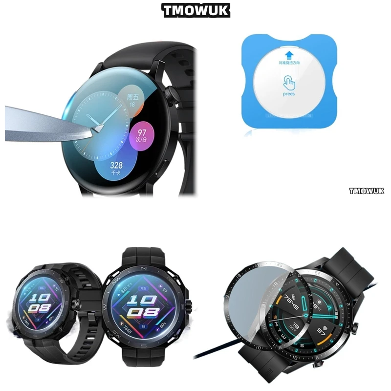 

For Huawei WATCH GT2 GT3 GT4 GT5 Pro Cyber Ultimate 41 42 43 46mm, Easy Clean Surface Glass