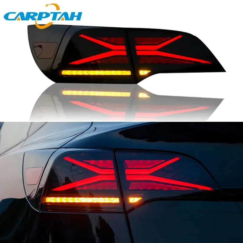 

Светодиодный автомобильный аксессуар, задний ходовой фонарь для Tesla Model 3 Model Y 2016-2022, задние фонари, динамический указатель поворота, задний стоп-сигнал