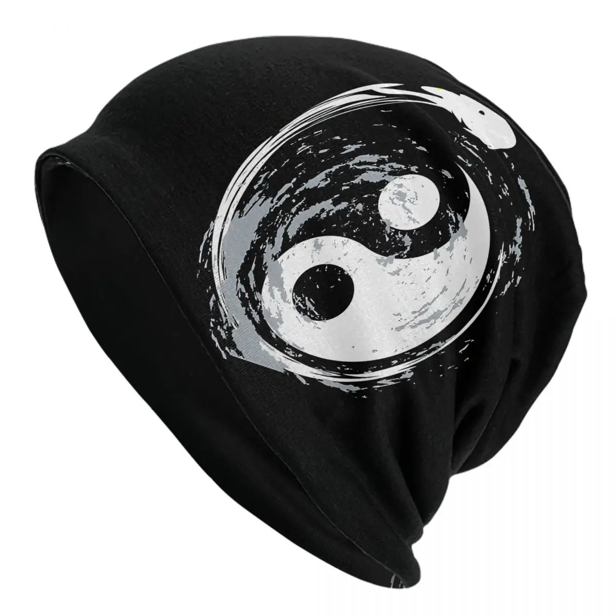 The Yin Yang Washed Thin Bonnet Outdoor Casual Beanies Protection Men Women Hats