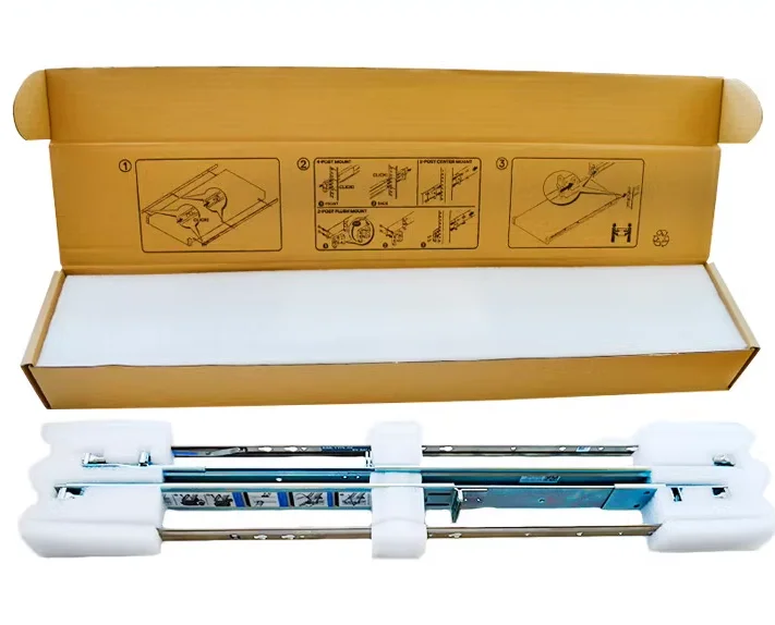 Kit de Trilho Deslizante Universal para Dell R630 R430 R620 R420 R640 R320 R410 R510 R440 R520 R530 R730 R740 R830 1u 2u