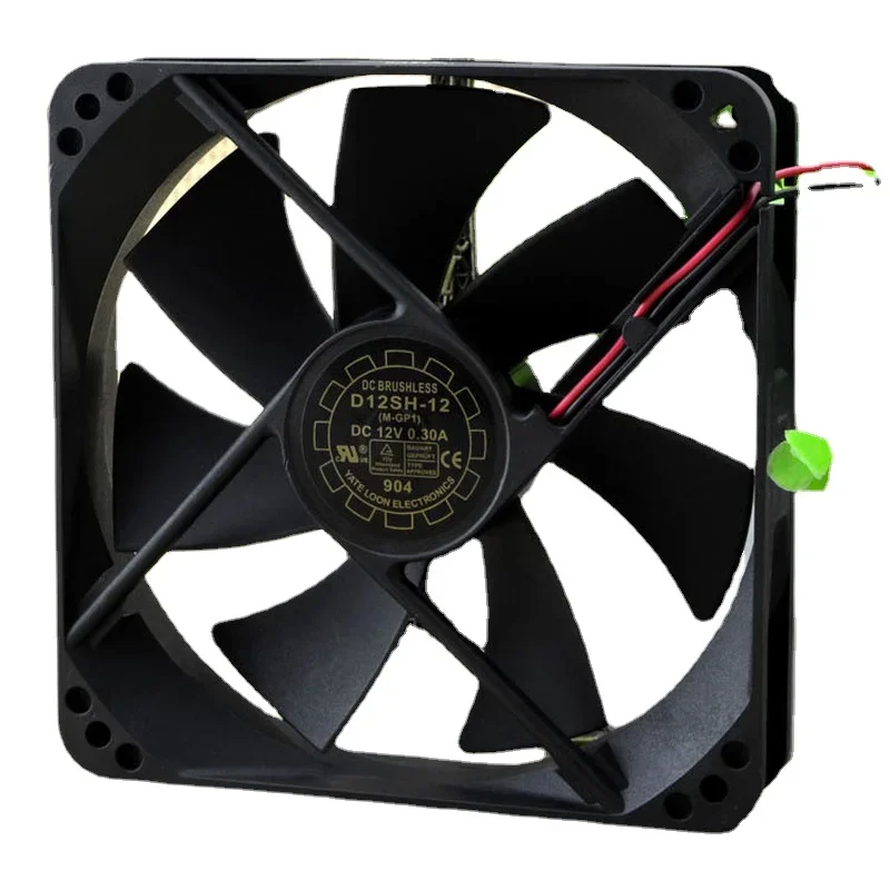 

New Cooler Fan for Yate Loon D12SH-12 12025 12CM 12V 0.30A Cooling Fan 120*120*25mm
