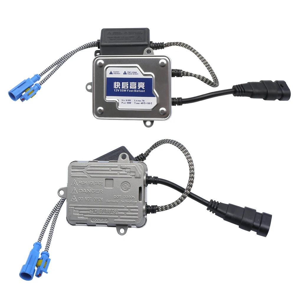 2 pcs 12V 55W AC Ballast 55W Fast Start Ballast Automotive car headlight HID Xenon External Light Digital Signal Process Ballast