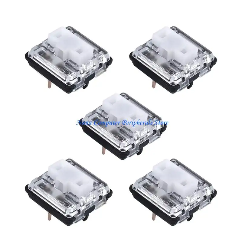F68C 5Pcs Low Shaft Silents Switches Nighttime Gaming Office Work Providing NoiseFree for G815 G915 G813 Mechanical Keyboards