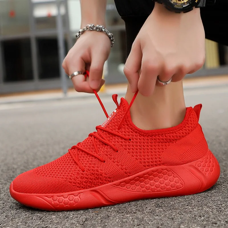 

Damyuan Breathable Men Running Shoes Lightweight Female Sports Shoes Sneakers Lace Up Walking Shoes Tenis Zapatillas De Deporte