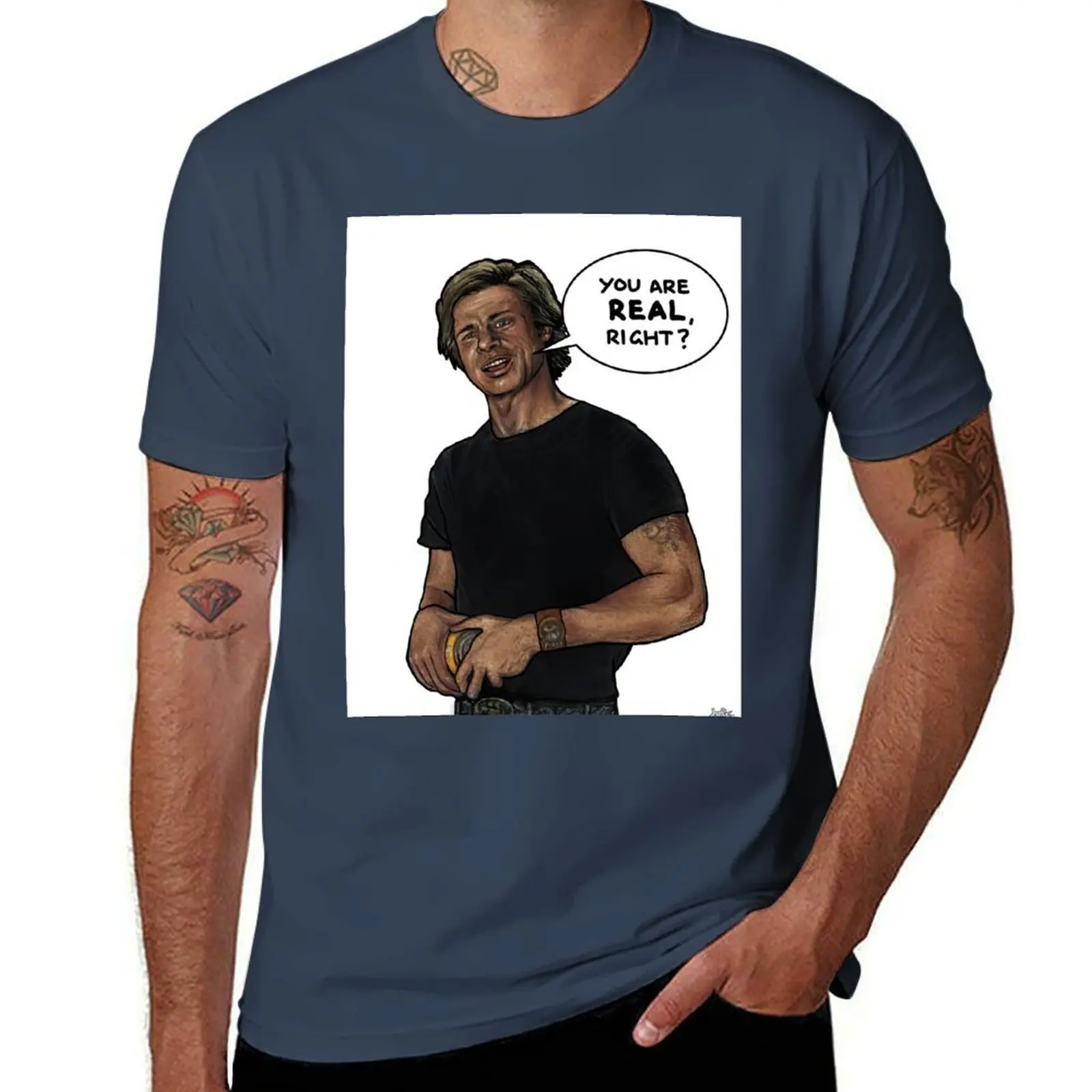 

CLIFF MEETS THE HIPPIES (white) T-Shirt Festival Party Tee Top