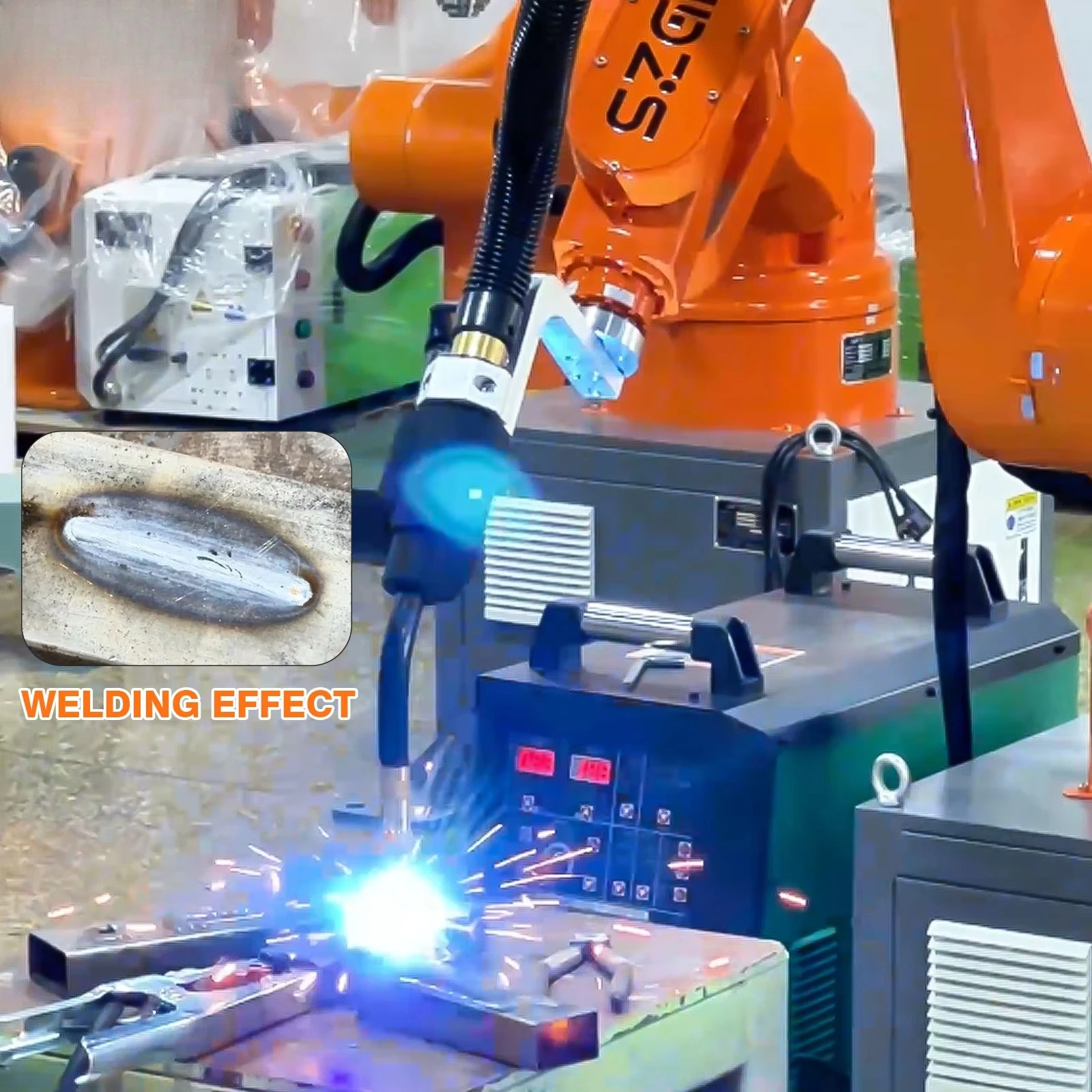 Industrial Automatic Welding Robot 6 Axis Positioner MIG/TIG/MAG/Welding Machine PLC Controlled Engine Powered Motor Gear