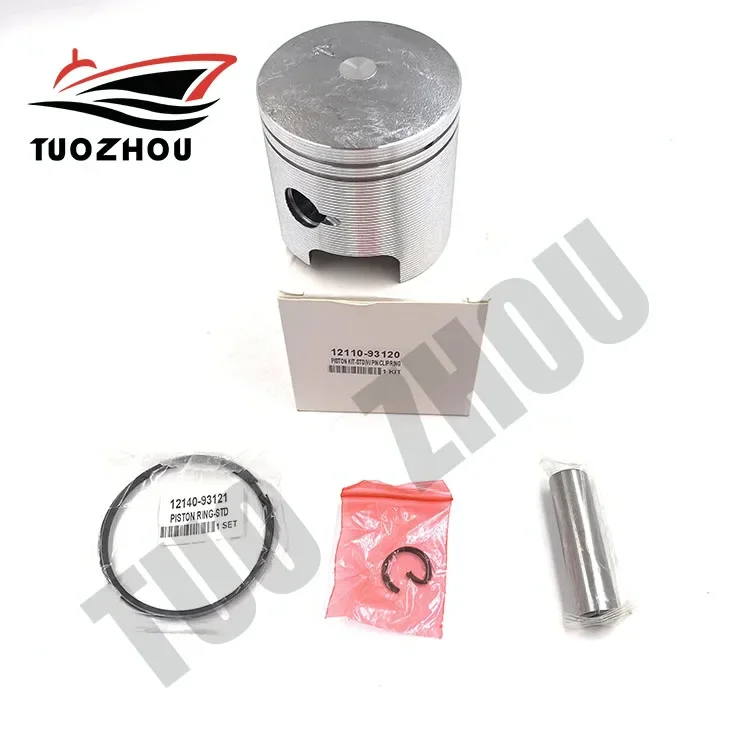 

12110-93120 Piston Kit Std With Rings Replace for Suzuki Outboard Engine 9.9HP 15HP DT9.9 DT15 12110-93120-000 12110-93900