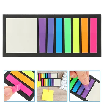 10 kitap Ultra ince indeks çıkartmalar sayfa sekmeler klasör şeffaf yapışkan notlar İşaretleyiciler üzerinde sevimli bölücü renk Pet renkli