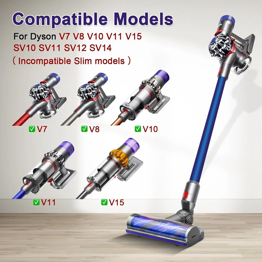 

BABZ-Switch Lock Attachment–Anti-Tangle Quick-Release Head For Dyson V7 V8 V10 V11 V15 SV10 SV11 SV12 SV14 Vacuums