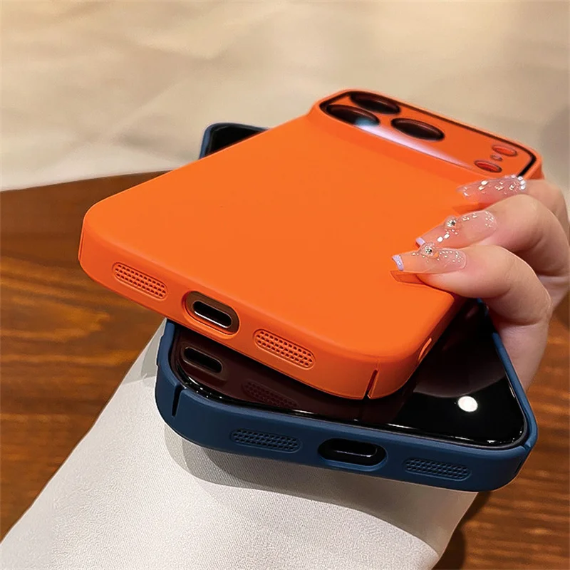 Защитный чехол для экрана iPhone 17 pro max 17, 16, 15, 14, 13, 12, 11 17 pro 17promax Skin-Touch, ультратонкий чехол для ПК с твердостью 9H